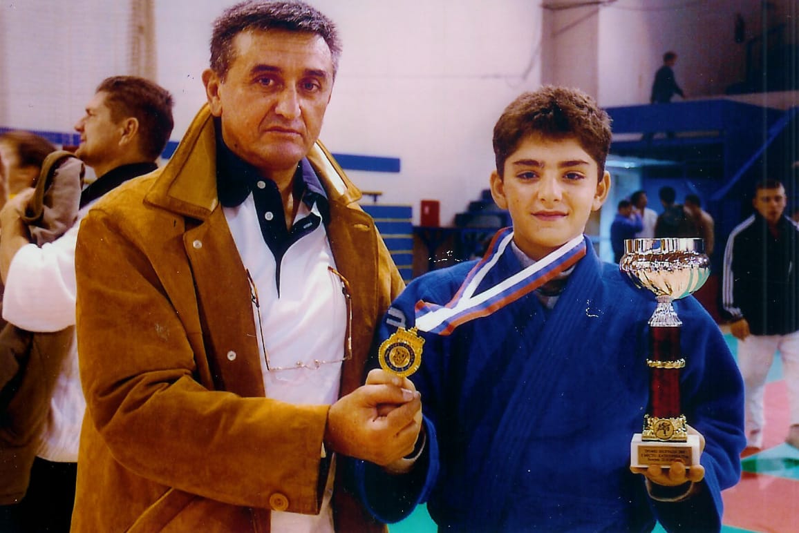 Andreas Tricomitis, gold medallist at the Belgrade World Cup judo tournament, 2005